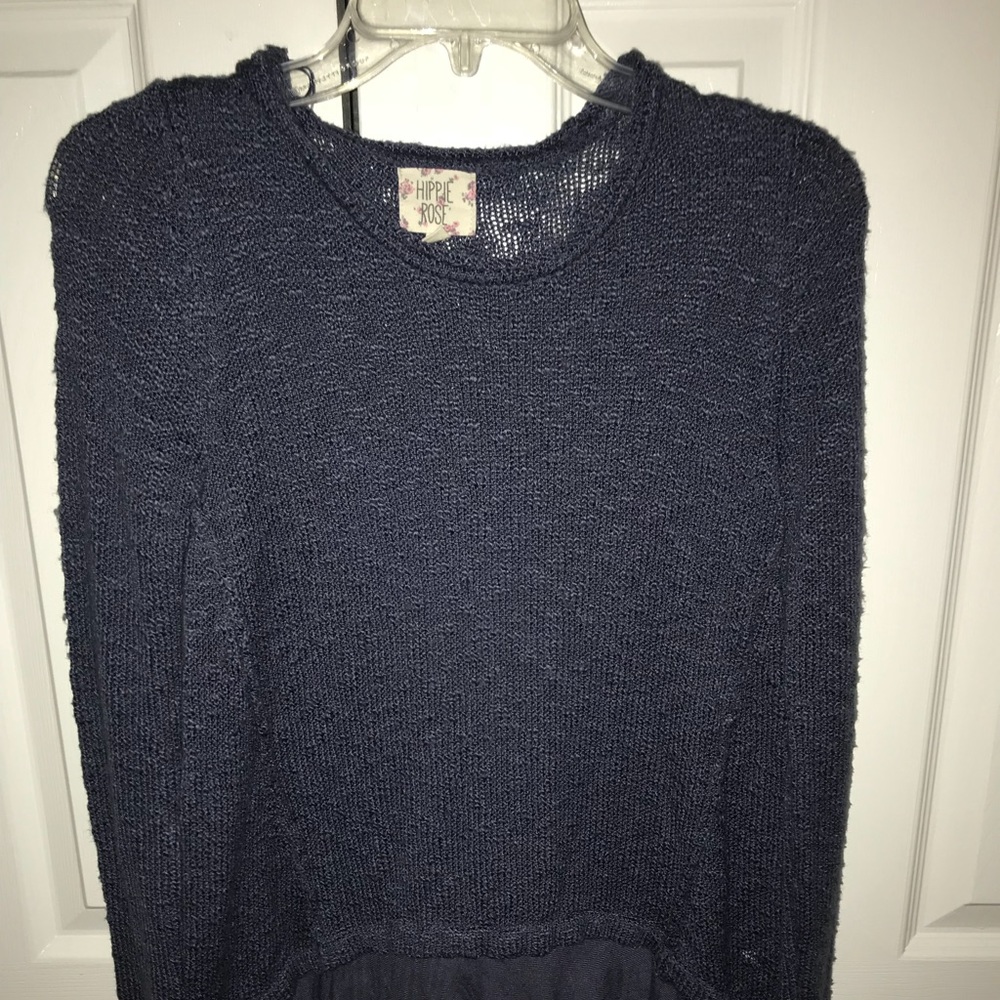 Navy blue sweater