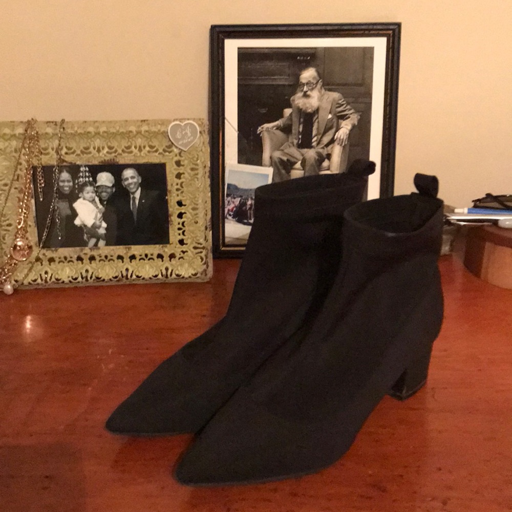 ASOS pointy sock boots