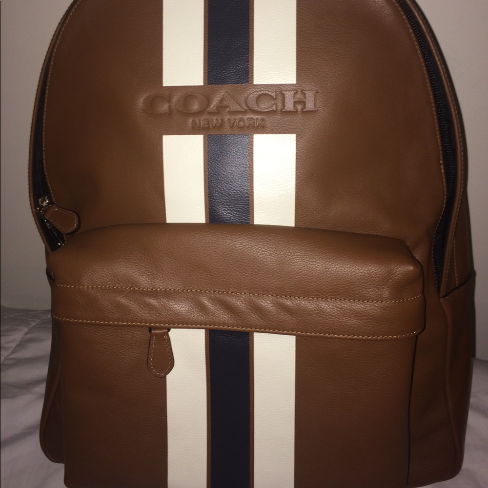COACH AUTHENTIC ALL LEATHER MENS BACKPACK!!!