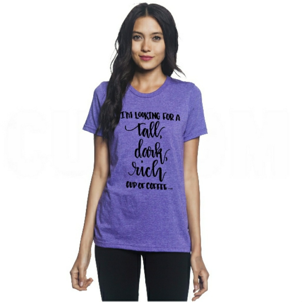 (10 Colors) Cup of Coffee Women's Fitted Tee