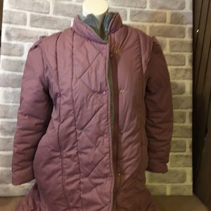 London Fog Purple Winter Coat