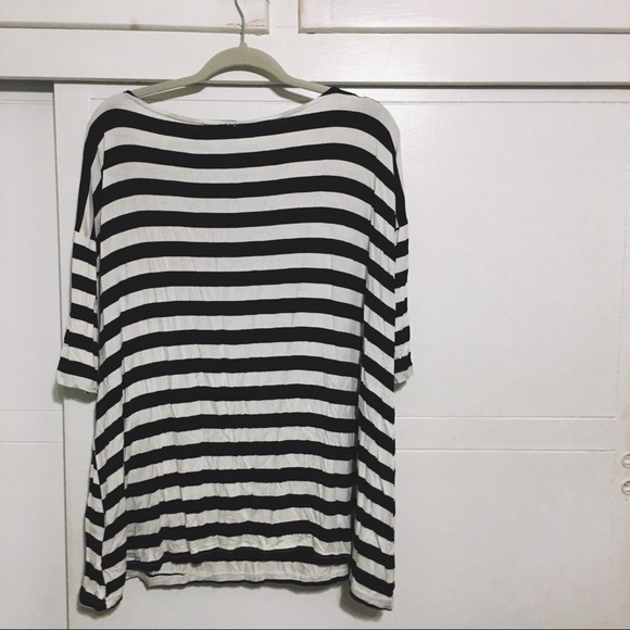 3/4 Sleeve Striped Tunic/Dress | BDG - Picture 3 of 3
