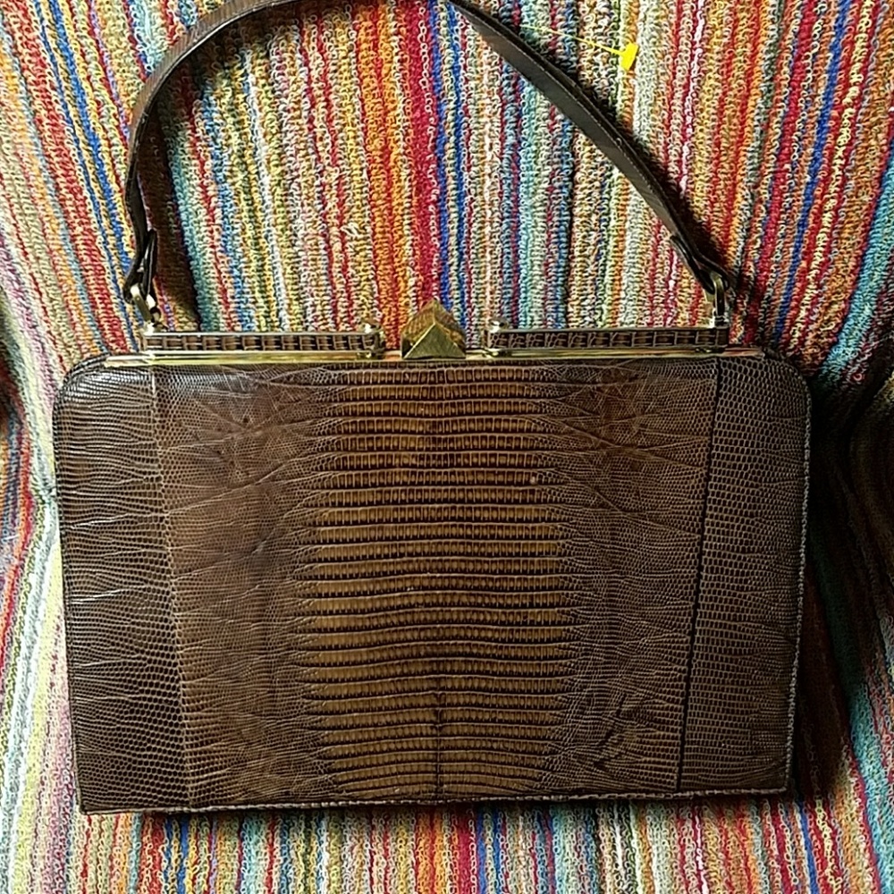 Vintage alligator bag