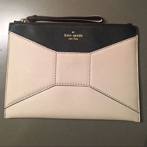 Kate Spade Black & Tan Clutch