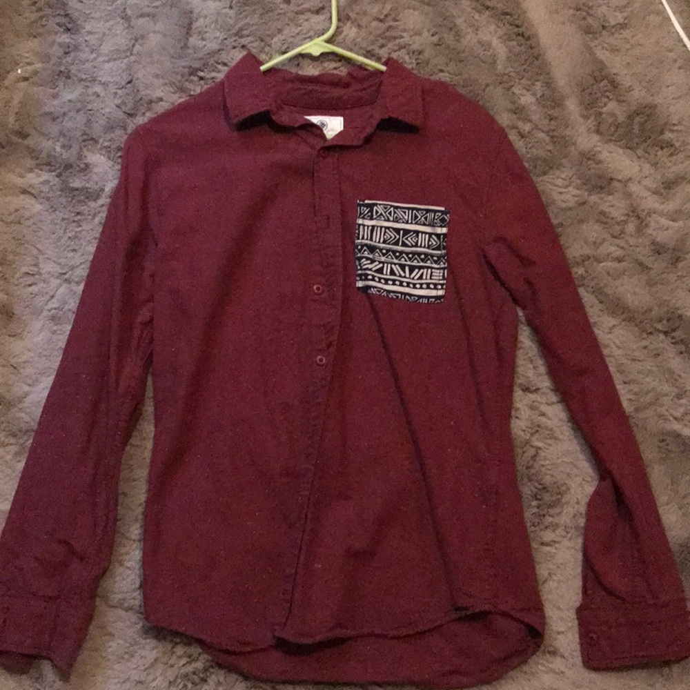 On The Byas {Collared Button-Up Shirt}