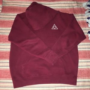 HUF Maroon Hoodie