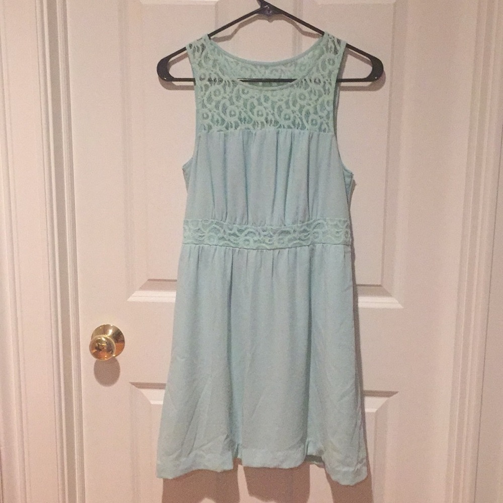 Anthropologie HD In Paris Mint Dress