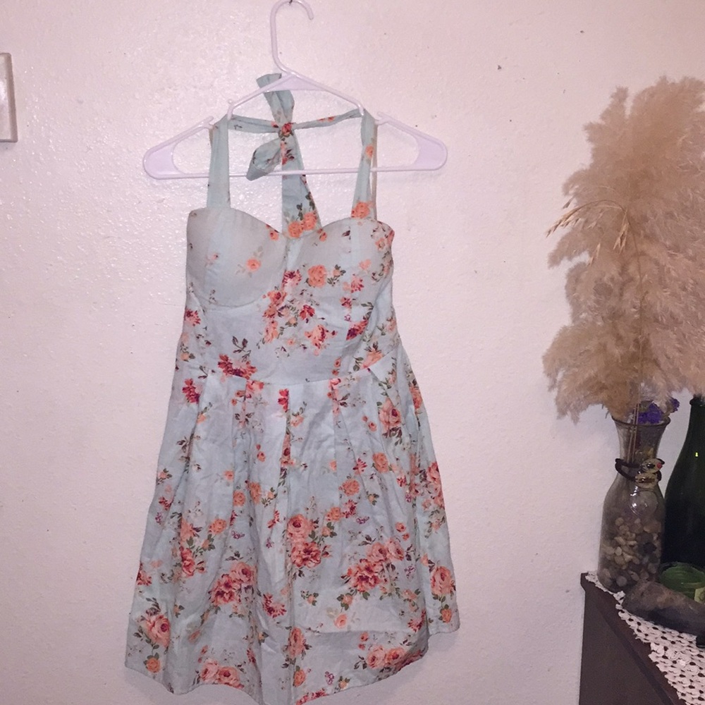 Light blue flower dress