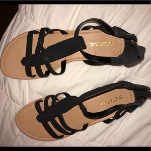 Never worn SODA sandals!!