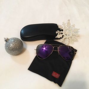 💜Violet RayBan Aviator