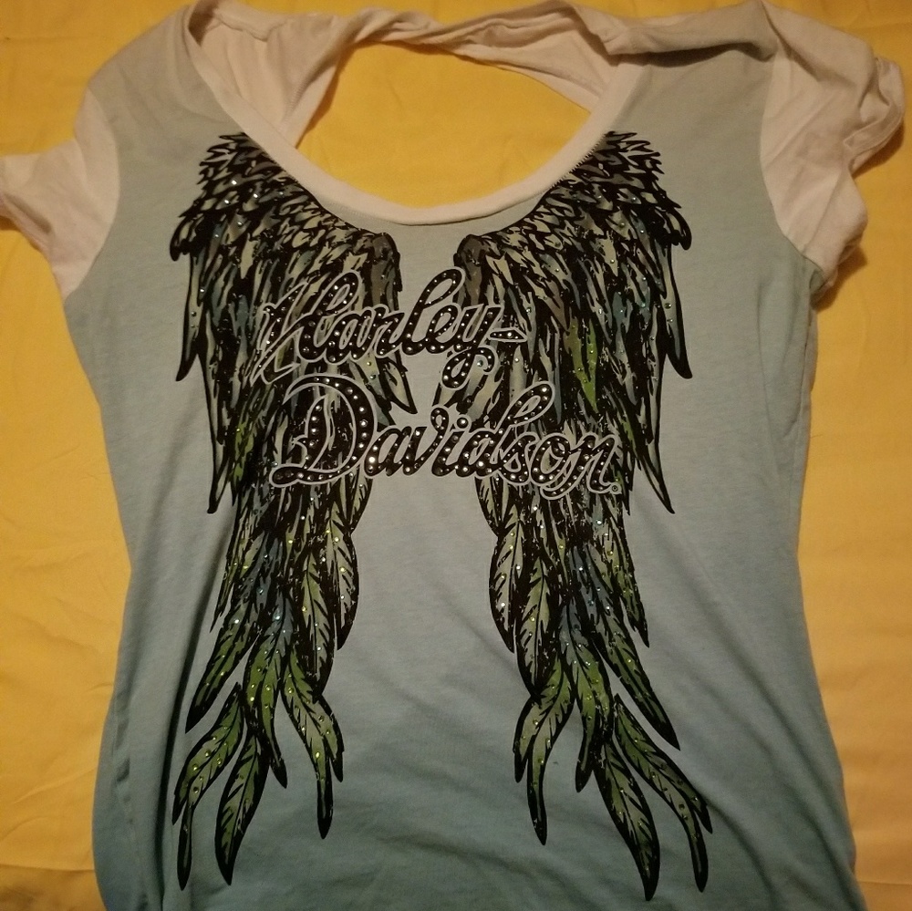 Authentic Harley Davidson Open Back With Blinh