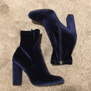Steve Madden Velvet Booties