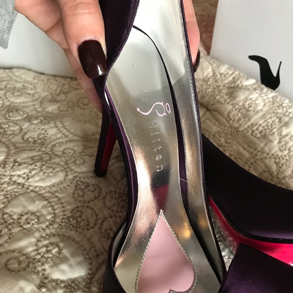 Paris Hilton purple heels - Picture 3 of 4