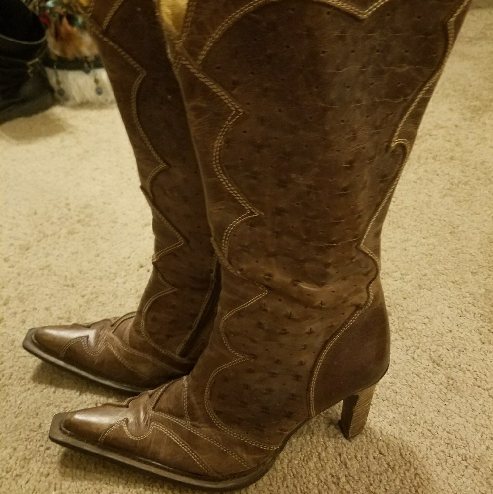 Destroy Vintage Extreme Pointed Boots Cowboy Spain