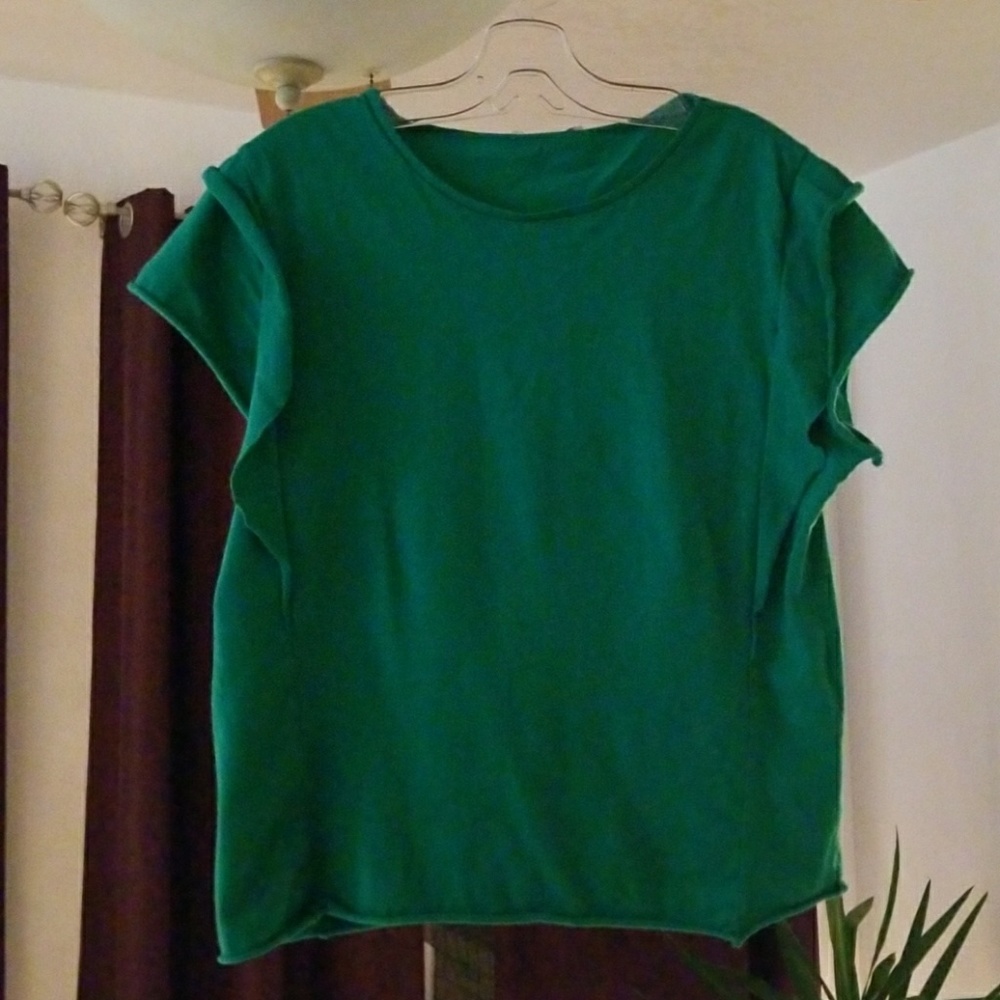 Zara green top