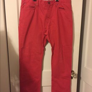Stafford men’s red jeans