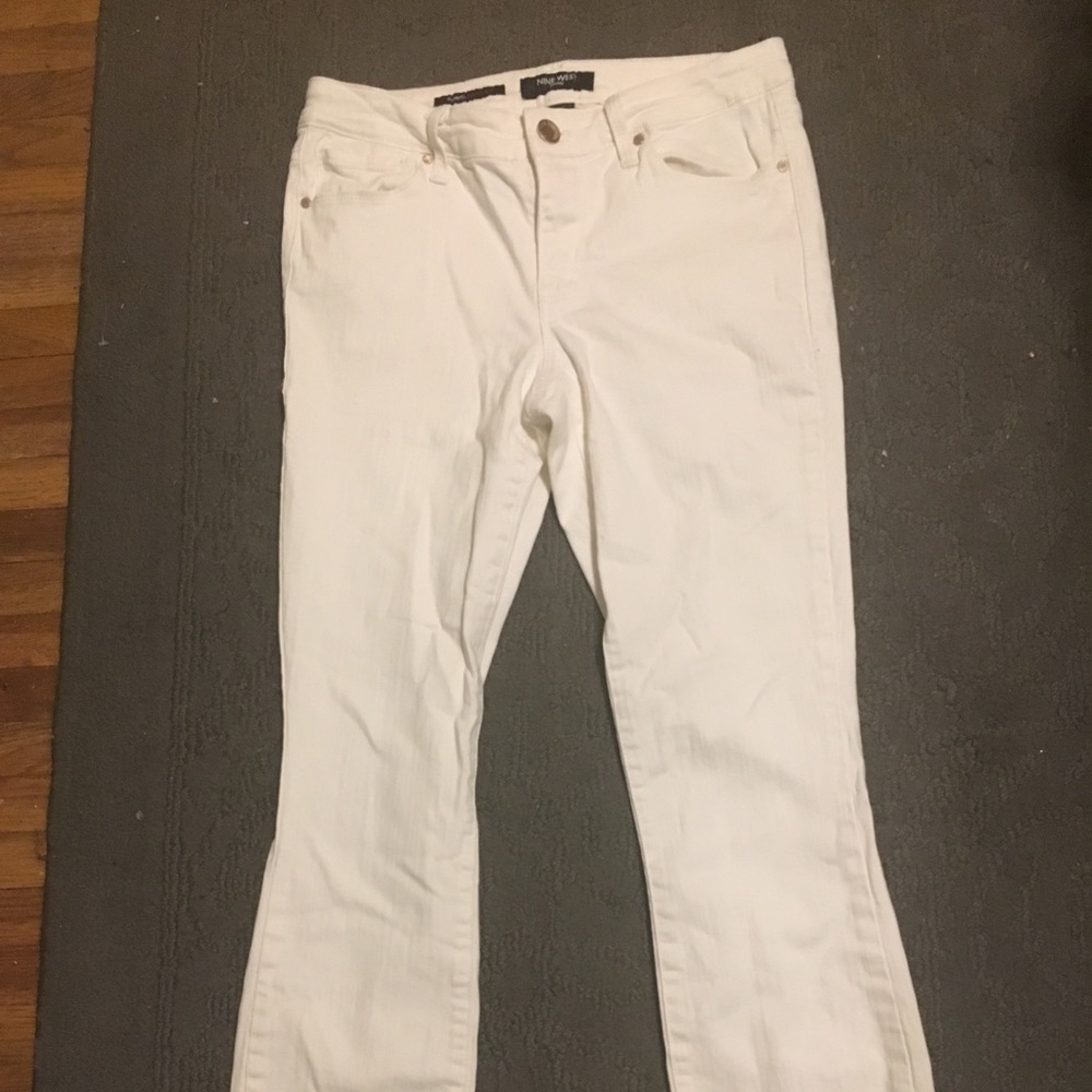 Nine West skinny jeans.