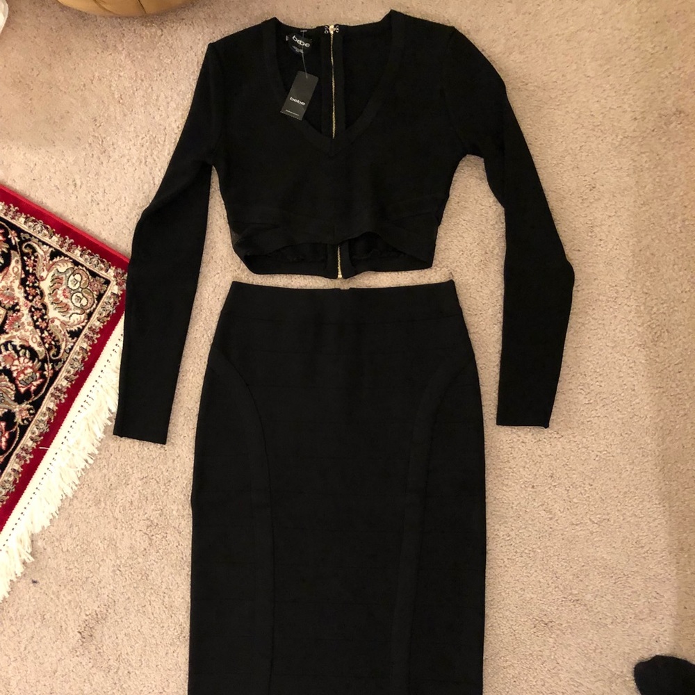 BEBE Top And Skirt Matching