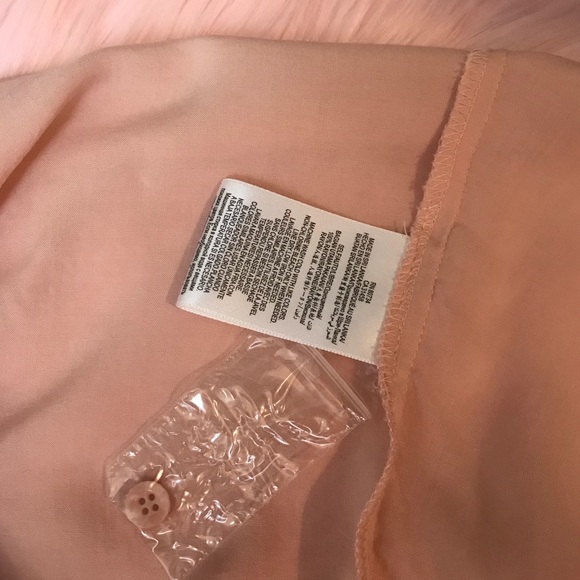 BCBGeneration Pale Pink Cold Shoulder Blouse - Picture 5 of 6