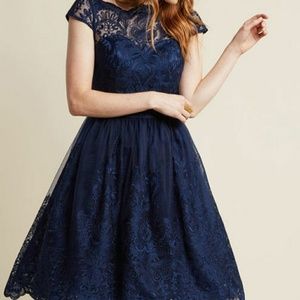 Navy Chi Chi London Dress