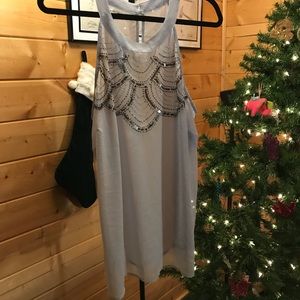 Maurices Sparkly Sheer Tank Top