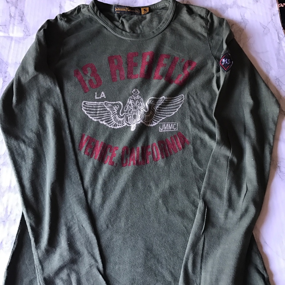 Green Lucky Brand 🍀 long sleeve tee