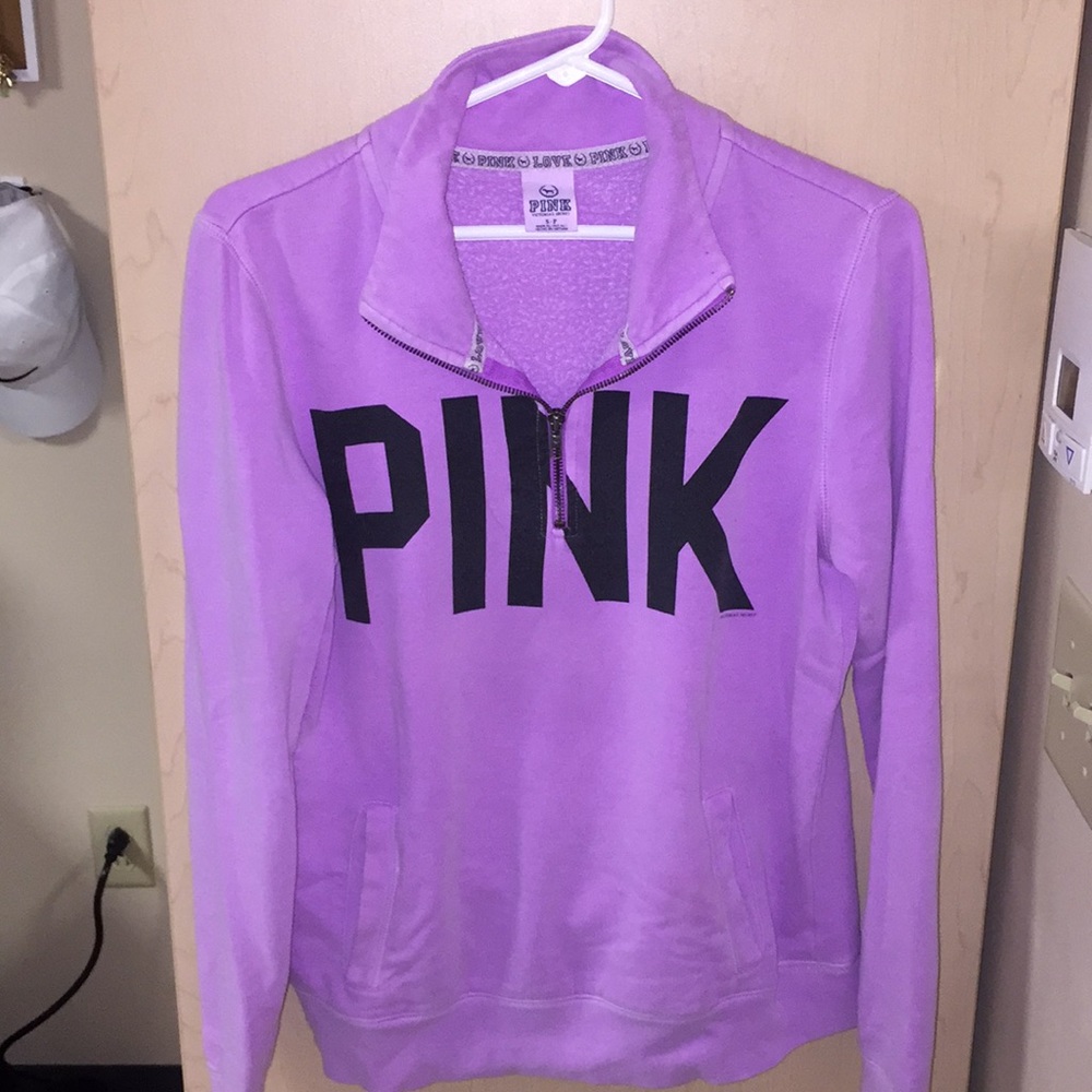 Purple Victoria's Secret Quarter Zip