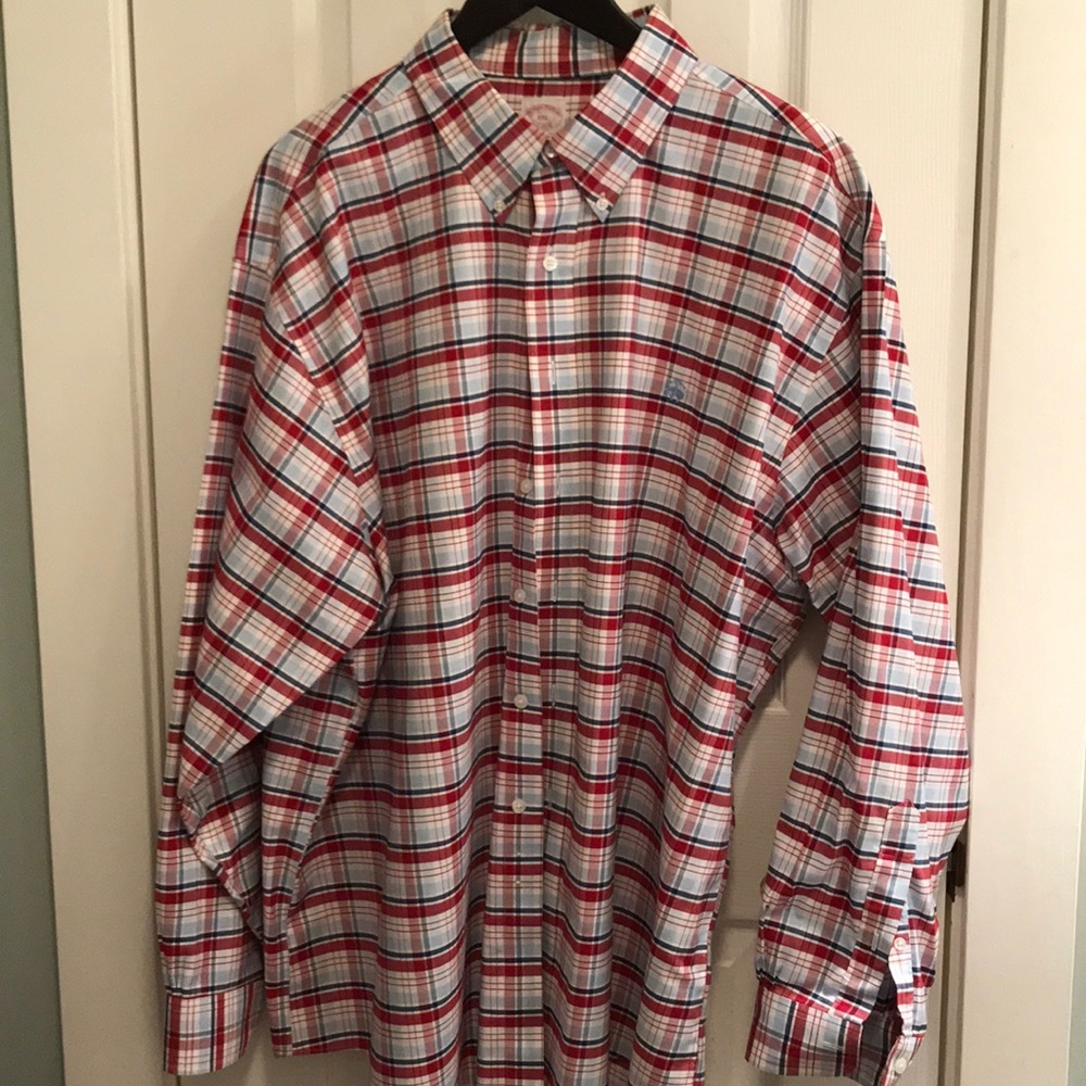 Brooks Brothers Non-Iron Plaid Shirt
