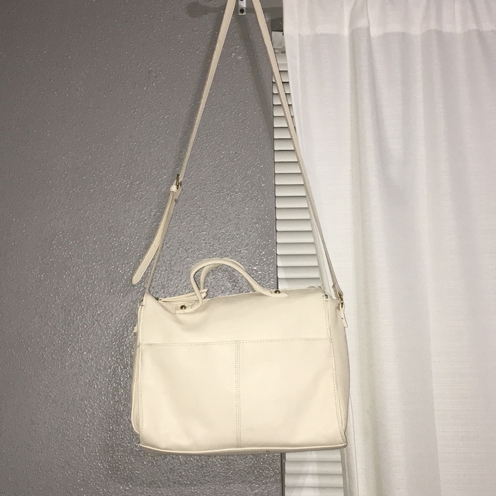 Forever 21 beige satchel