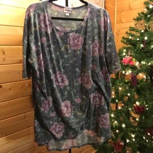 Lularoe Irma - floral heathered