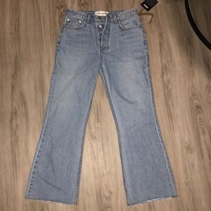Never Worn Discontinued Reformation Crop Jeans