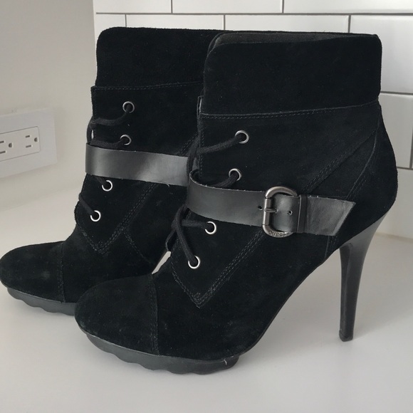 Black guess stiletto booties - Picture 1 of 8