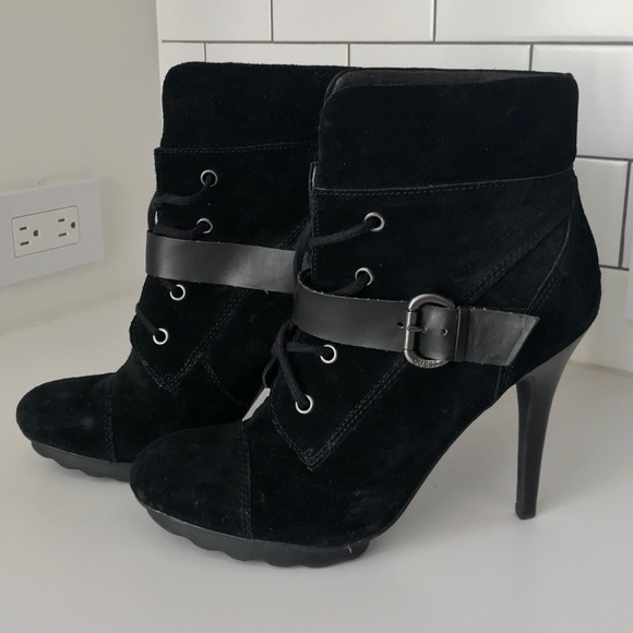 Black guess stiletto booties - Picture 2 of 8