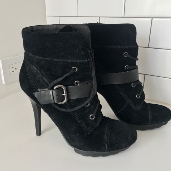Black guess stiletto booties - Picture 5 of 8