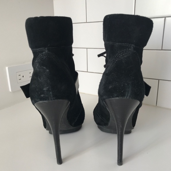 Black guess stiletto booties - Picture 6 of 8