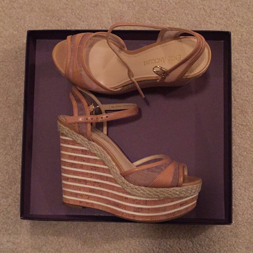 Enzo Angiolini platform wedges