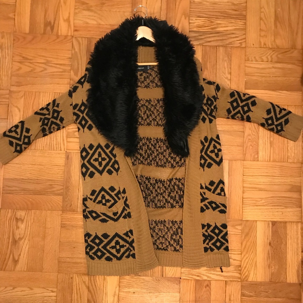 MINKPINK faux fur sweater