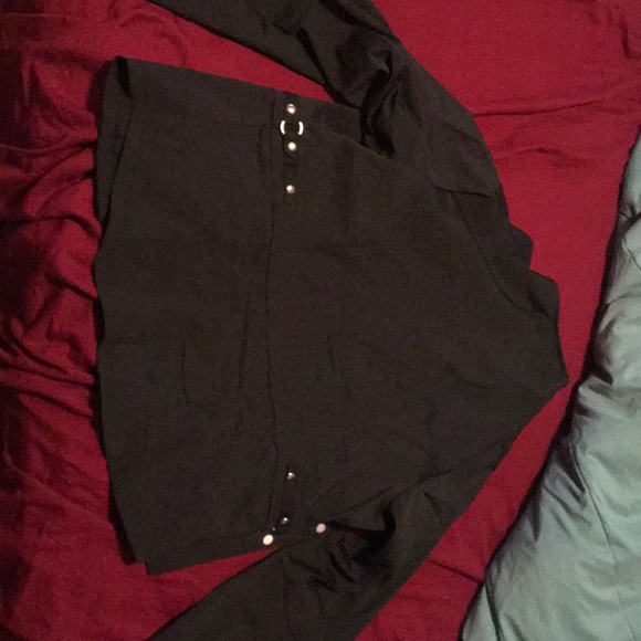 Black down up shirt - Picture 3 of 3