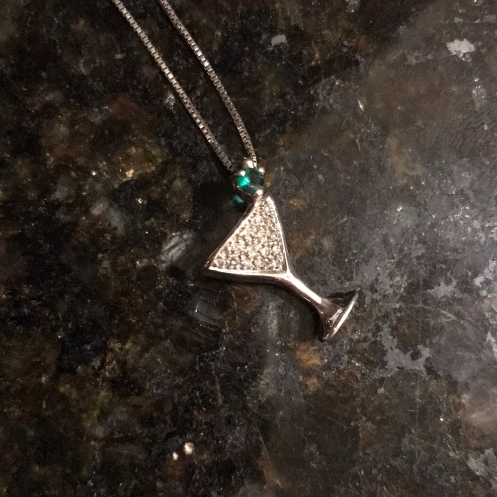 May Birthstone necklace