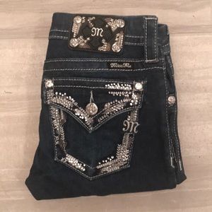 Miss Me Straight Leg Mid-Rise Jeans