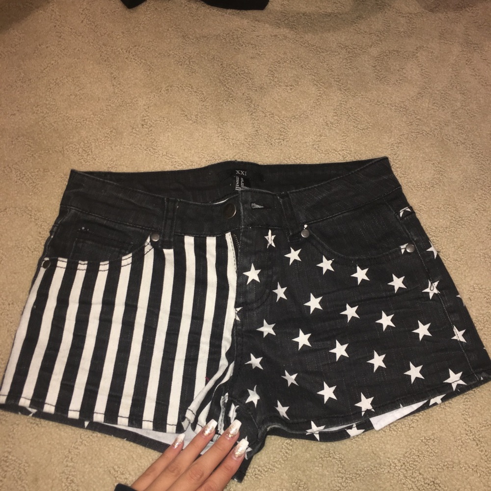 Forever 21 American Flag Shorts
