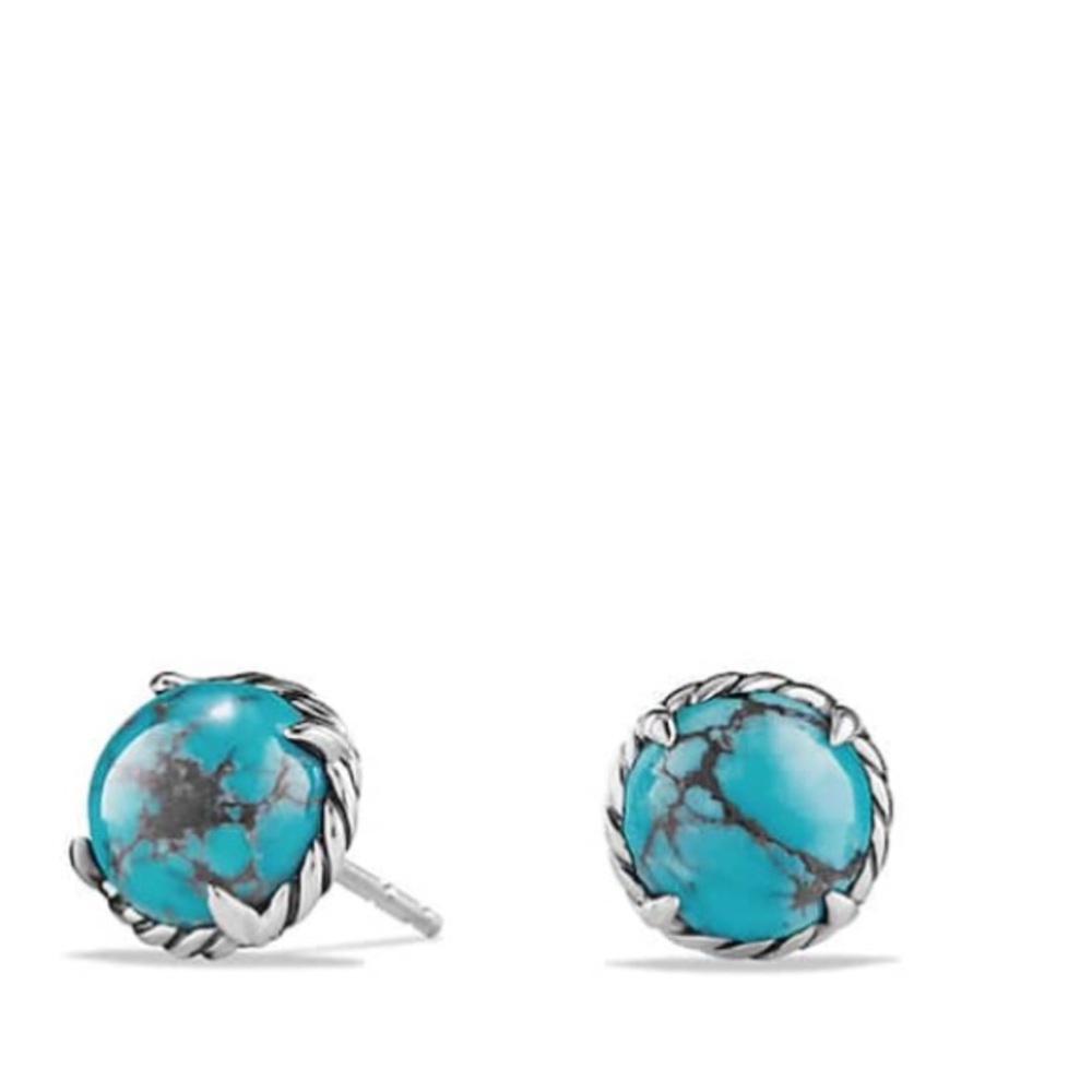 David Yurman Chatelaine Turquoise Earrings