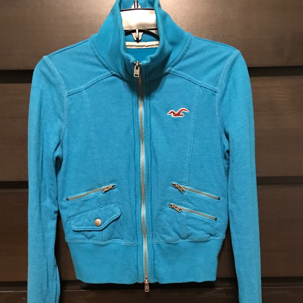 Hollister zip up sweater