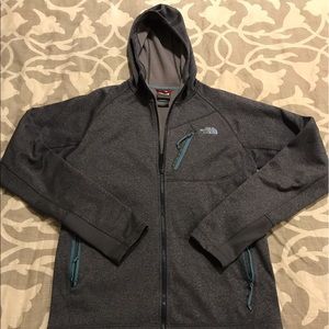 North Face dark blue Canyonlands hooded fleece