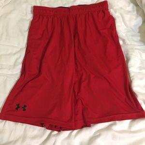 Red Under Armor Shorts