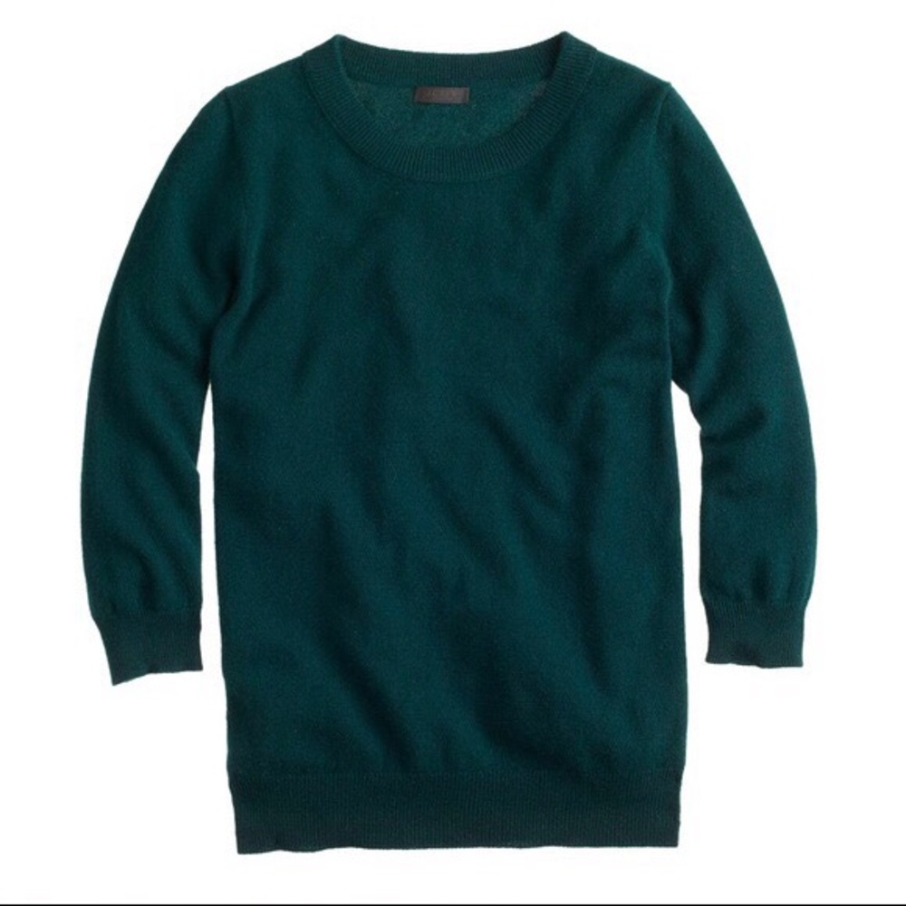 JCrew Green Tipi Sweater
