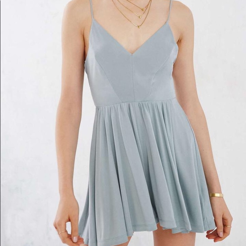 Silence + Noise Vanessa Cupro Romper