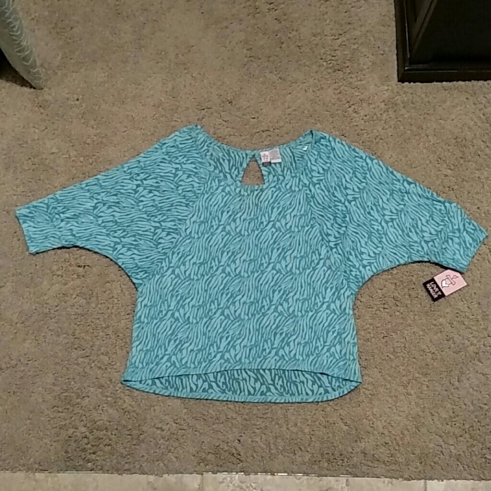 Blue Love on a Hanger Top