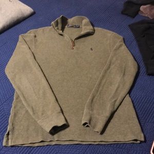 Polo by RL mock zip sweater