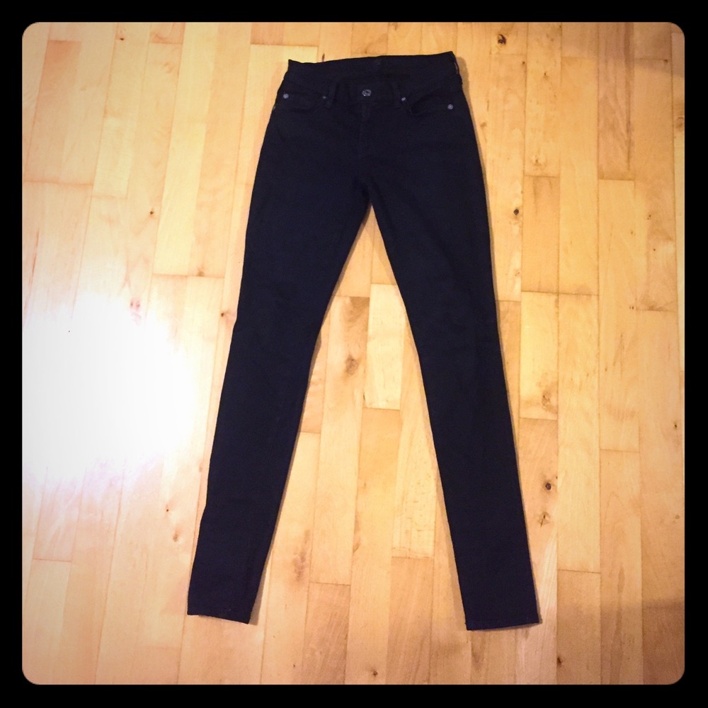 7 For All Mankind - "The Skinny" - Jet Black